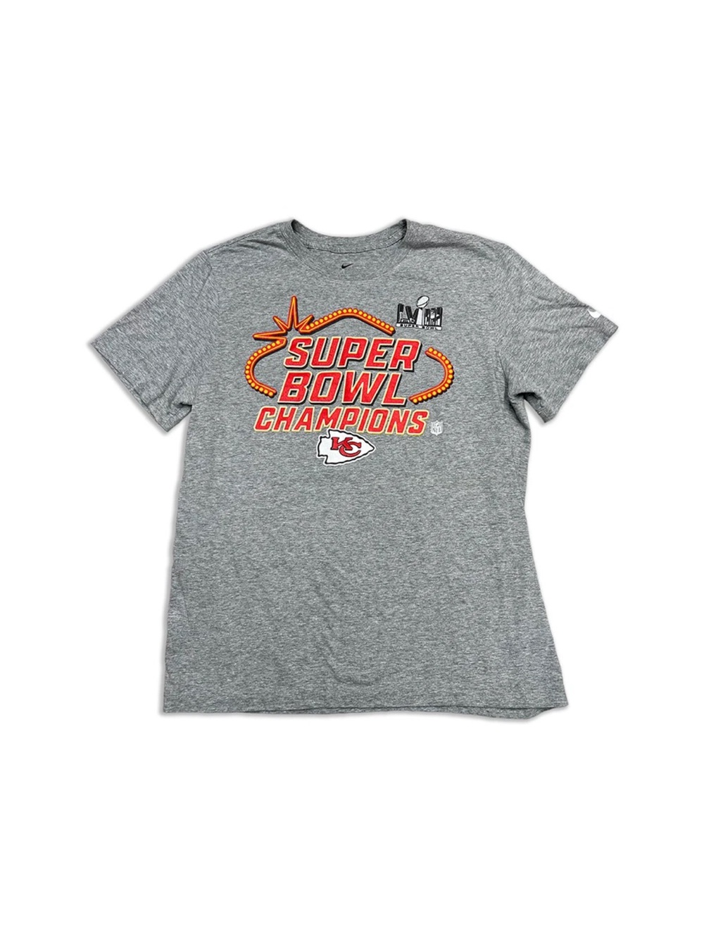 Nike Kansas City Chiefs Super Bowl Champions Gray Tee